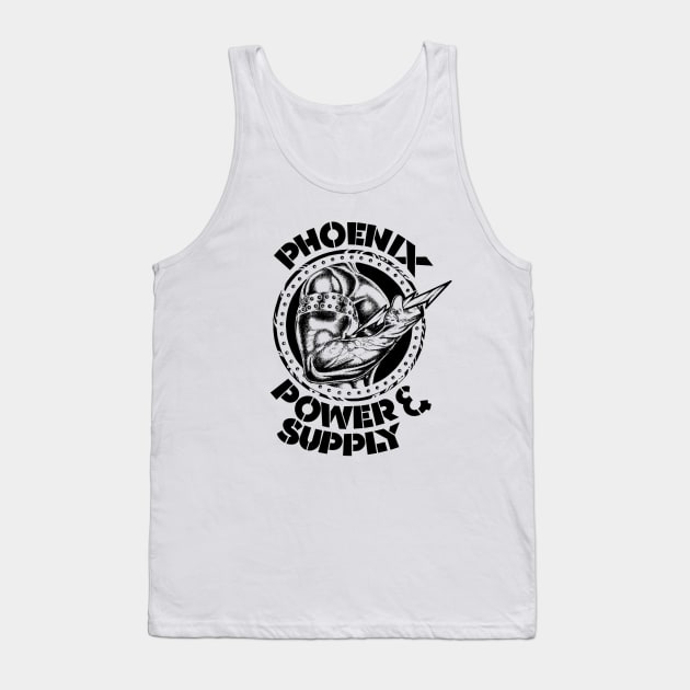 Phoenix Power & Supply Gay LGBT Retro Vintage Tank Top by WearingPride